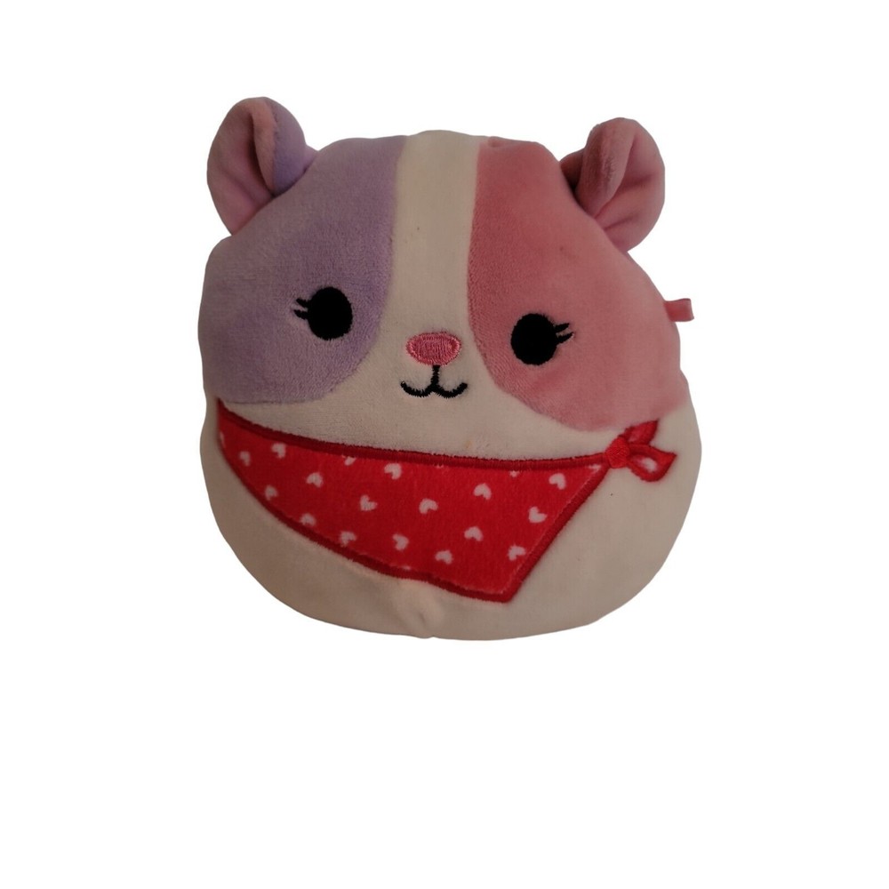 Squishmallows Official Kellytoy 5 Inch Soft Plush Valentines (Niven the Hamster)